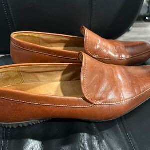 Timberland  Comforia Tan Leather Slip-On Loafers